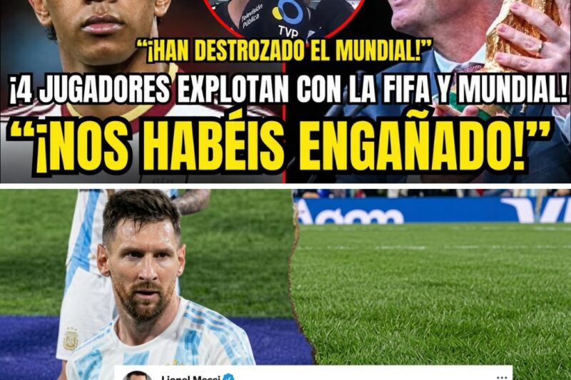 ¡CAOS TOTAL EN EL MUNDIAL 2026! Messi, Lamine Yamal, Vinicius y Kane EXPLOTAN contra FIFA: ¡Denuncian la PELOTA JABULANI 2.0, pausas absurdas, precios LOCOS y VAR que PARALIZA el fútbol! ¿Se hunde Infantino?