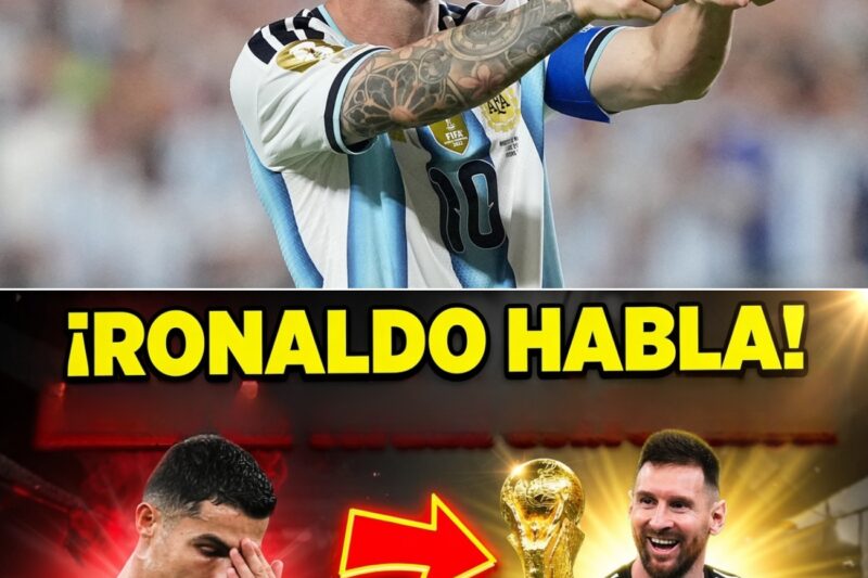 ¡BOMBAZO EN EL FÚTBOL! Ronaldo se rinde ante Messi y confiesa lo inimaginable!