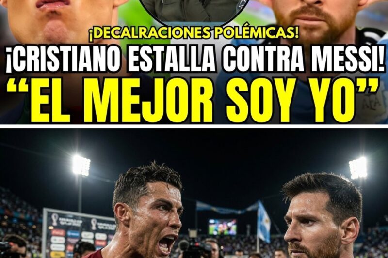 ¡EXPLOSIÓN EN EL MUNDIAL! Las declaraciones de Cristiano contra Messi que lo prenden TODO y desatan la guerra definitiva entre leyendas