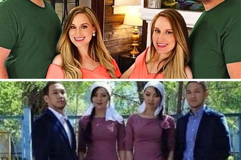 Dos gemelos idénticos se casan con dos gemelos idénticos, luego ella da a luz y sucede esto…